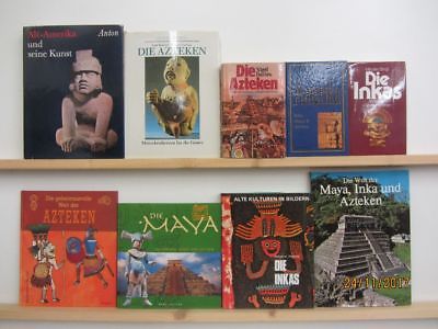 28 Bücher Bildbände Maya Inka Atzteken amerikanische Geschichte Urgeschichte