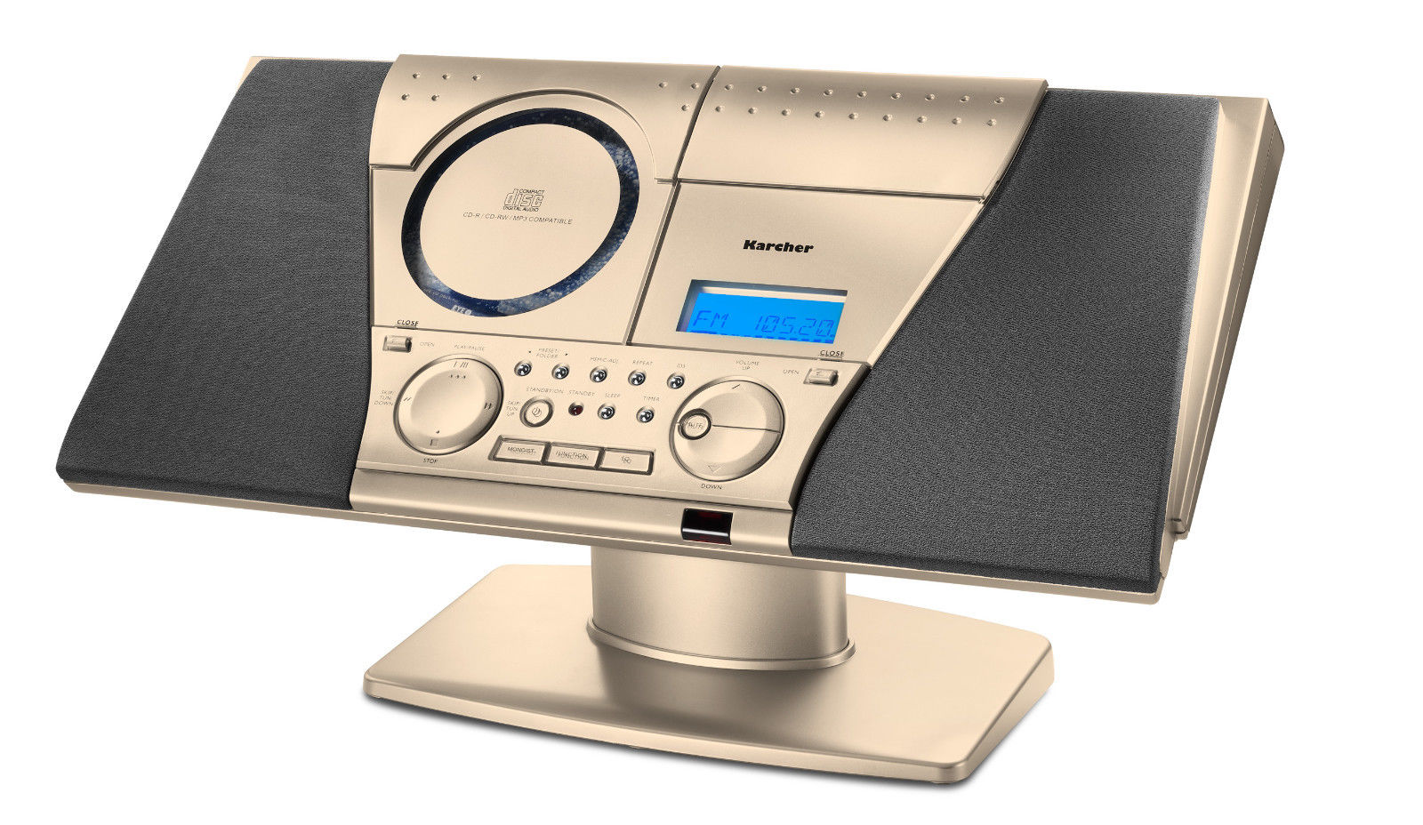 Karcher MC 6550(N)-CH Musikcenter CD MP3 Player Radio Kassette Stereoanlage