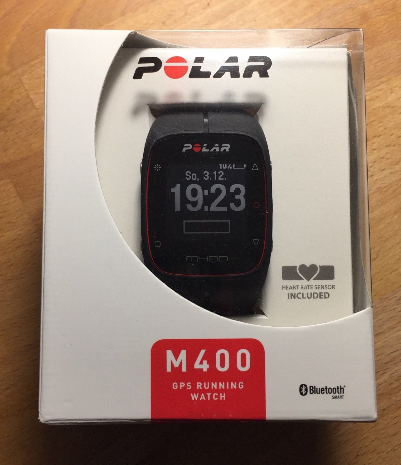 Polar M400 HR GPS Laufuhr inkl. Brustgurt und Sensor schwarz