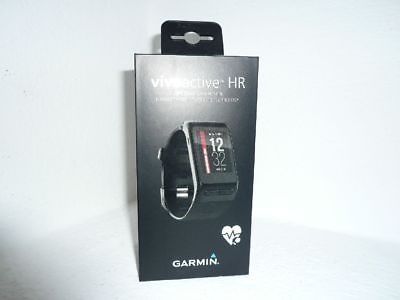 Garmin Vivoactive HR  Fitness Tracker Smartwatch GPS Sport Uhr schwarz neu OVP