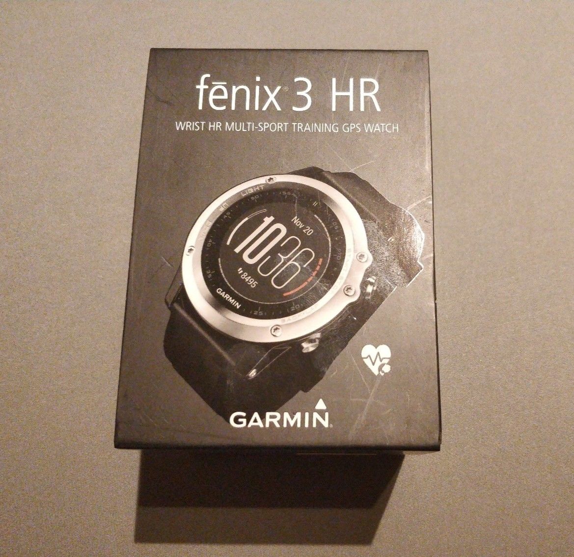Garmin Fenix 3 HR silber/schwarz GPS Bluetooth Sport Uhr 010-01338-77 NEU OVP