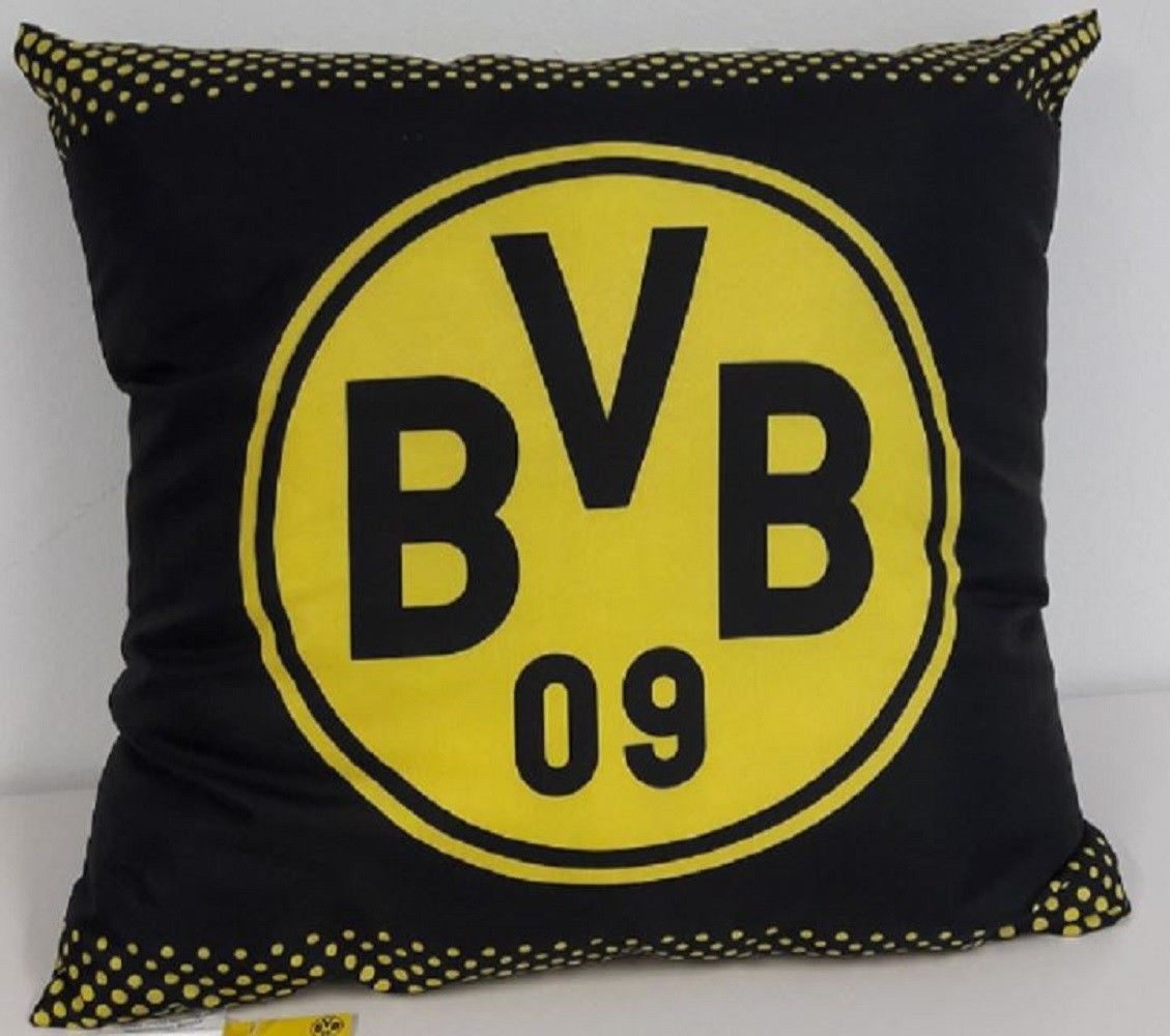 BVB Borussia Dortmund Kissen schwarz 