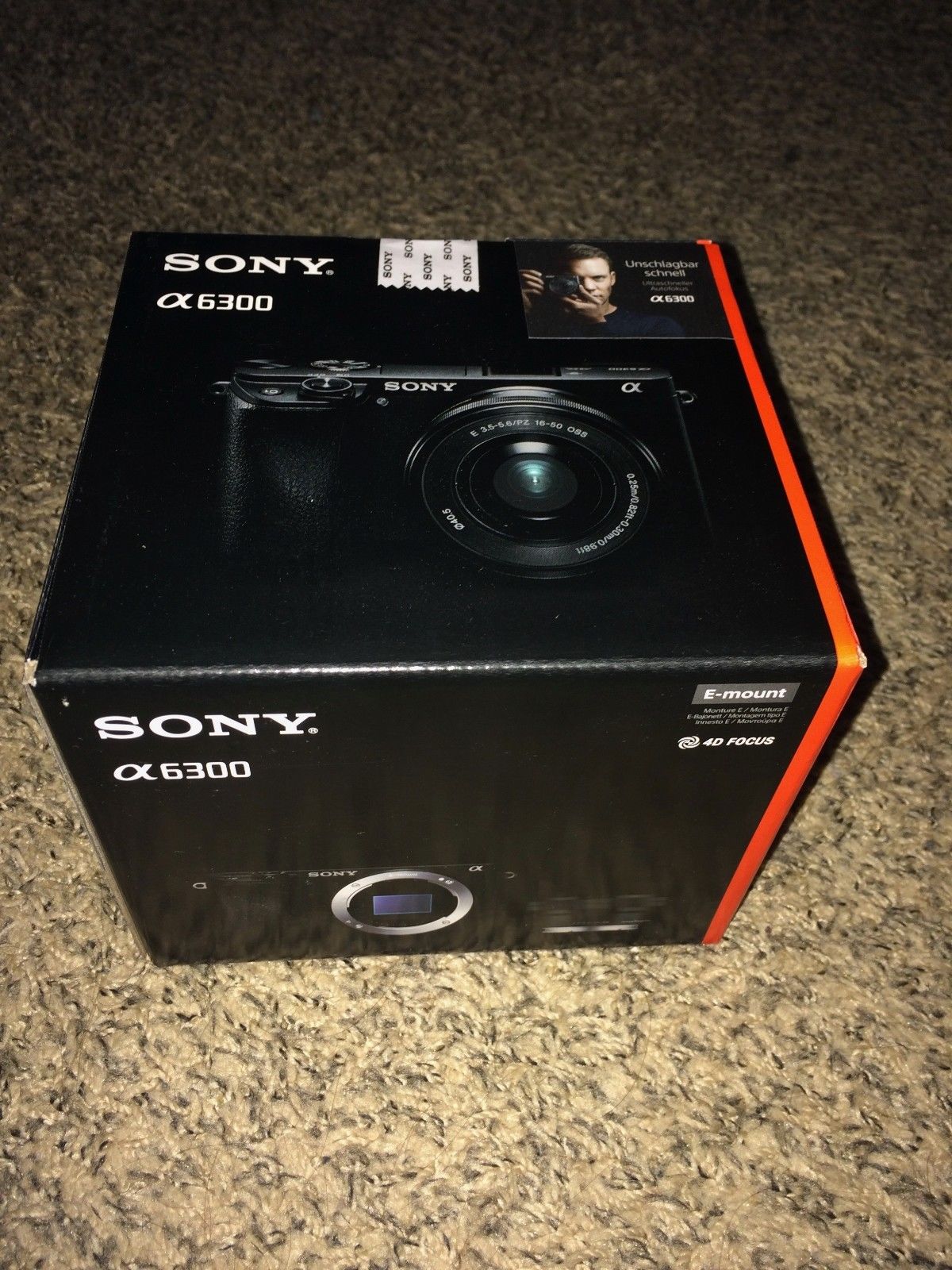 Sony Alpha A6300 Body APS-C 24.2MP MILC Camera Neu