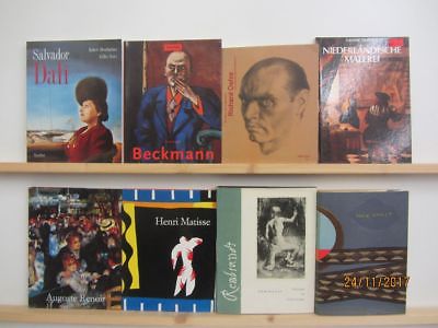 30 Bücher Bildbände Maler Malerei Künstler Gemälde Dali Beckmann Matisse u.a.