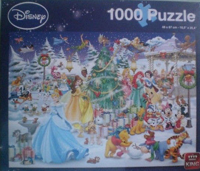 Disney Winter-Wunderland 1000 Teile Puzzle von King neu OVP