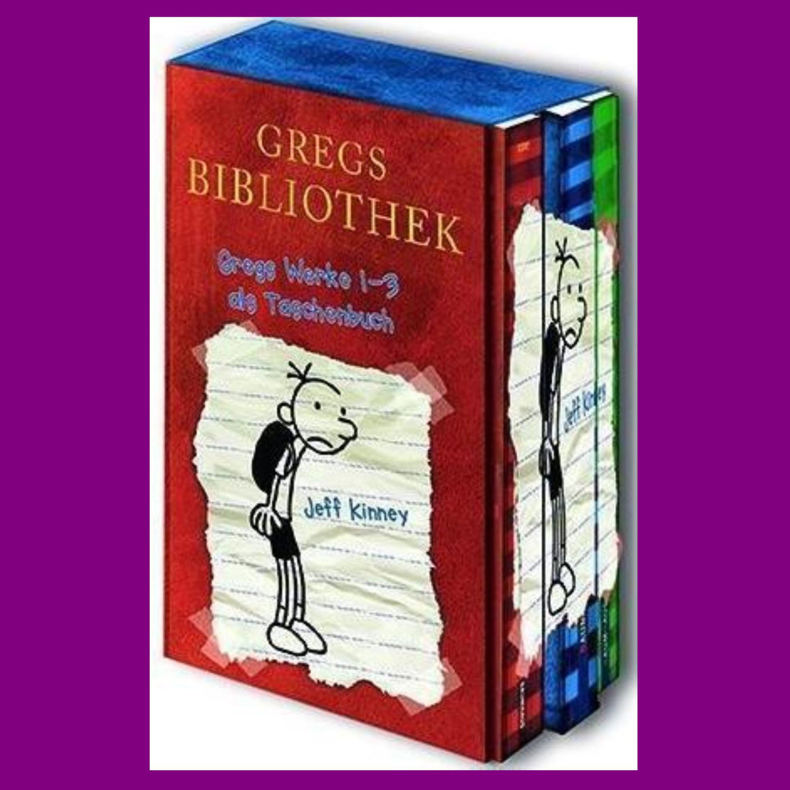 Jeff Kinney - Gregs Tagebuch Band 1-3 - Band 1+2+3 im Schuber - Neu - Buch - OVP