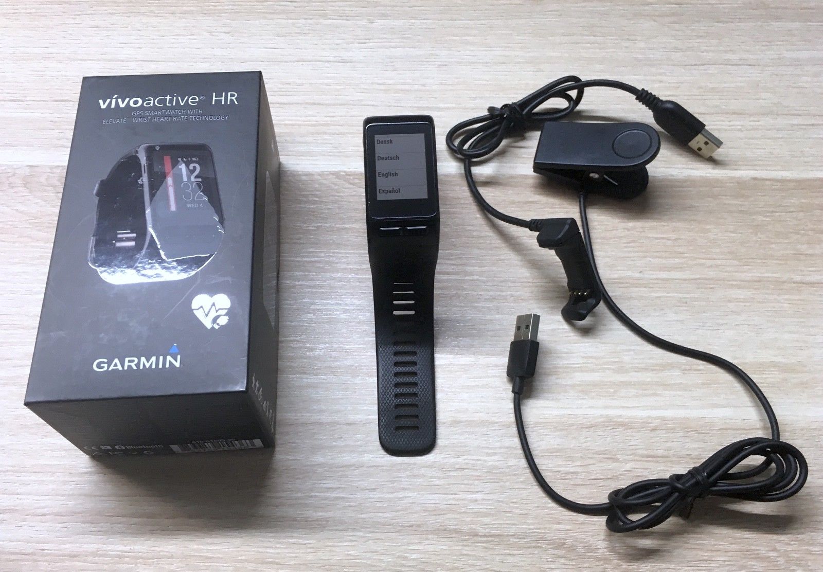 Garmin Vivoactive HR GPS Smartwatch mit Pulsmesser