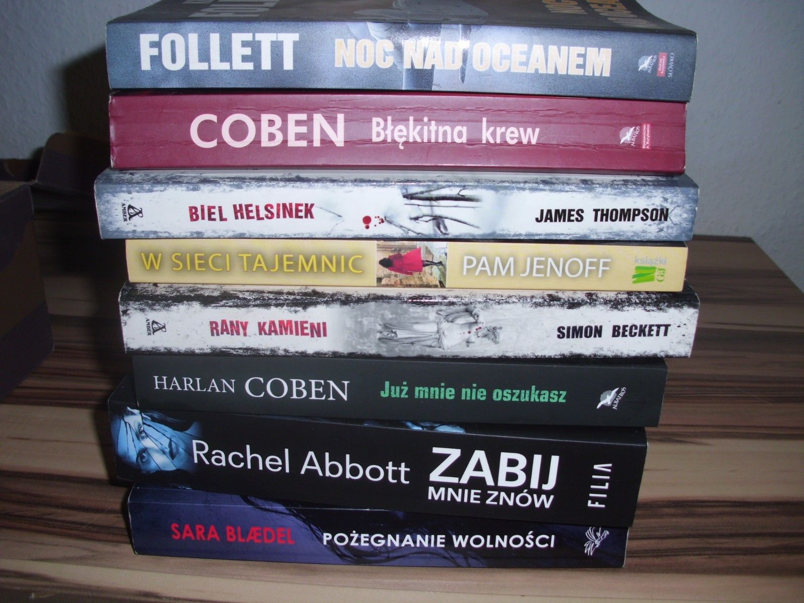 Paket Polnische Bücher po polsku 8 Stück Krimi