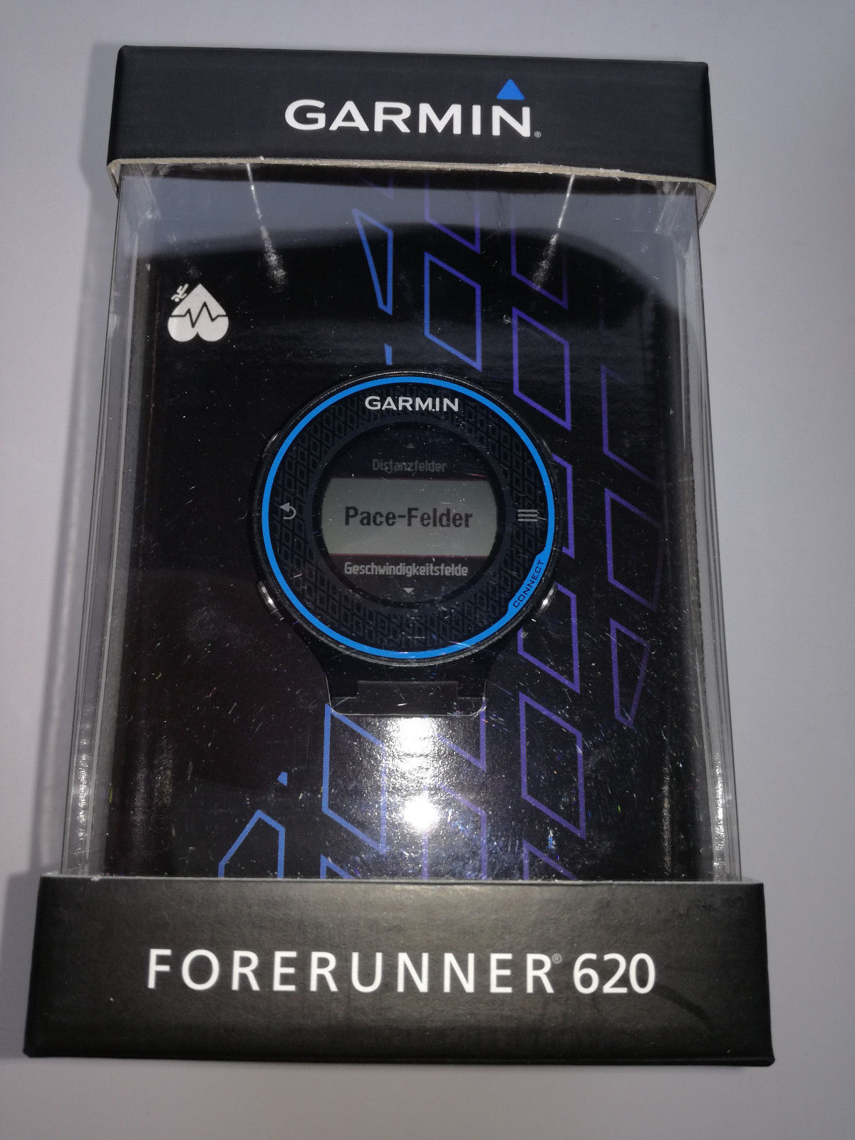 Garmin Forerunner 620 GPS Pulsuhr inkl. HRM Brustgurt, Ladekabel, in OVP 
