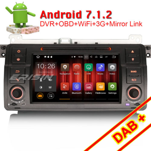 Android 7.1 Autoradio GPS Navi BMW 3er E46 M3 Rover75 MG ZT WiFi CANBUS OBD DAB+