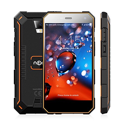 Nomu S10 PRO Smartphone Ohne Vertrag Outdoor Handy mit Dual SIM 5.0 Zoll, 4G Android 7.0, 3GB RAM + 32GB ROM, IP69, Quad Core, 13.0MP Hauptkamera Wasserdichtes Staubdichtes Stoßfestes (Orange 2)