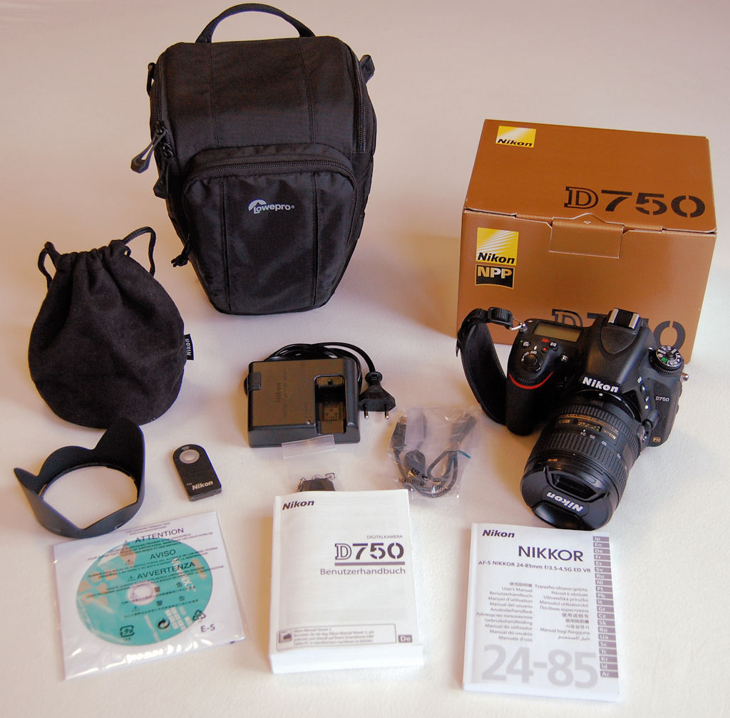 Nikon D750 sehr guter Zustand inkl. Objektiv Nikkor 24-85mm f/3.5-4.5ge AF-S, VR