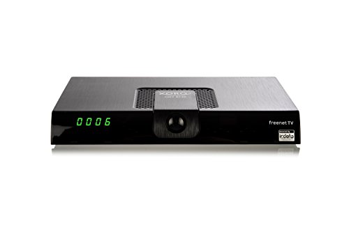 XORO HRT 8720 HEVC DVB-T/T2 Receiver (HDTV,Full HD, HDMI,H.265, kartenloses Irdeto-Zugangssystem für freenet TV, Mediaplayer, PVR Ready, USB 2.0, 12V) Schwarz