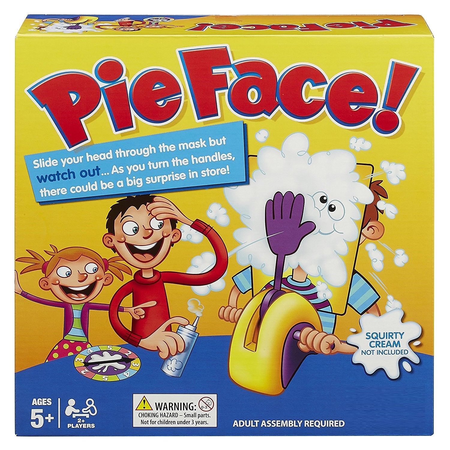 Kinder Spiel Pie Face Schwamm Klatschen Zahlen Familienspiel Kinder Lachen Spass