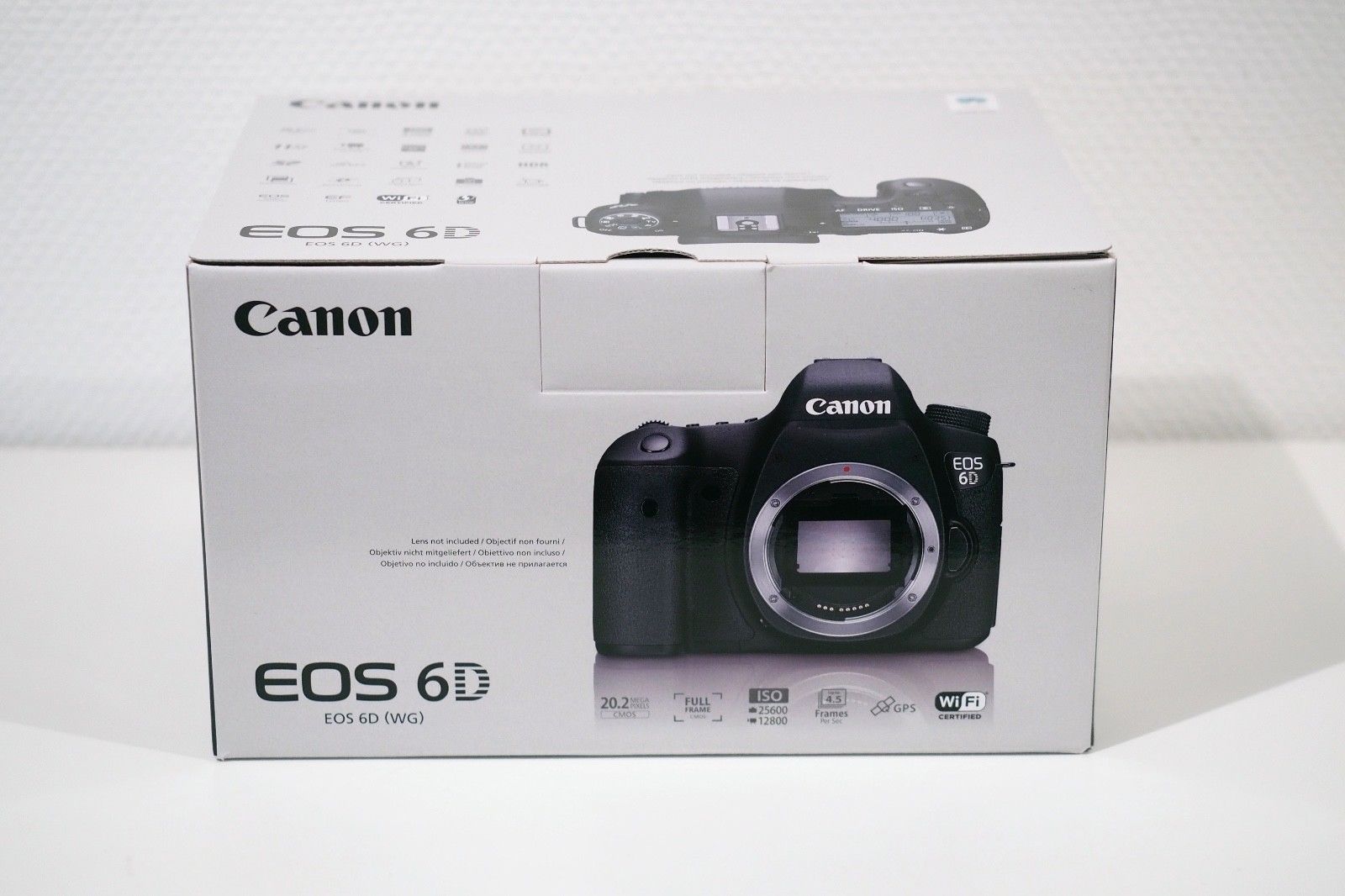 Canon EOS 6D SLR Digitalkamera DSLR (Nur Gehäuse, Body only) - 5912 Auslösungen!