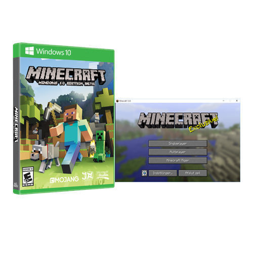 ? Minecraft: Windows 10 Edition (For PC, Region Free, Legitimate Key Code 100%)?