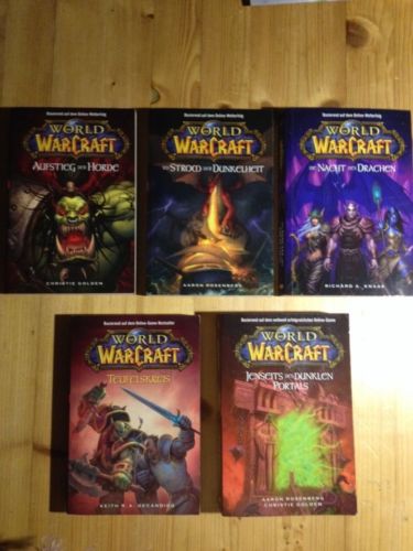 World of Warcraft - Bücher Buch Band 1 / 2 / 3 / 4 / 5 - Sammlung - Deutsch