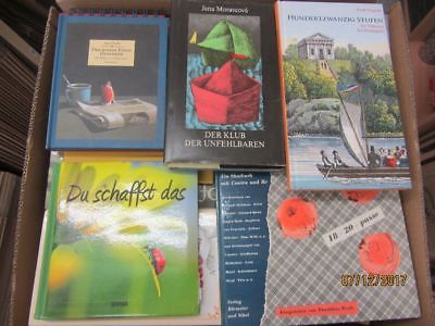 112 Bücher dünne gebundene Bücher Romane Sachbücher Erzählungen Novellen u.a.