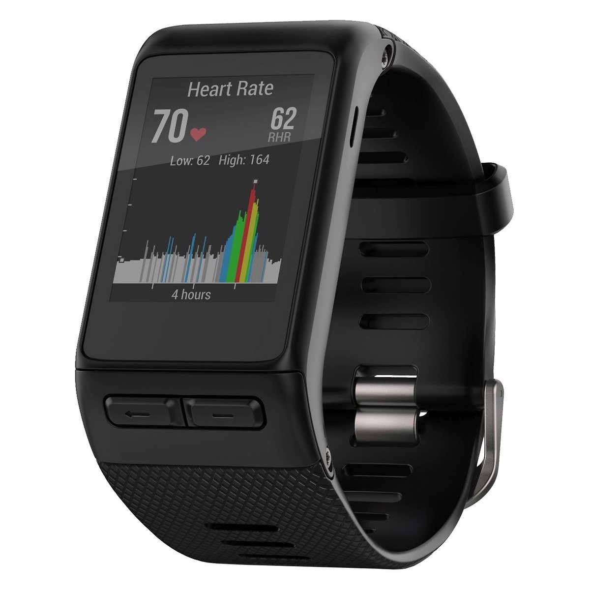 Garmin Vivoactive HR Fitness Tracker Smartwatch GPS Sport Uhr schwarz