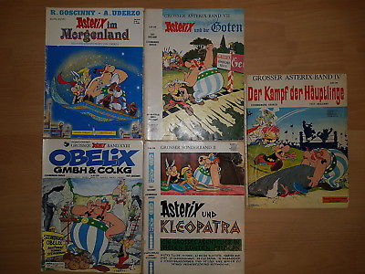 Asterix und Obelix 5 Exemplare aus Sammlung Band 28, 4, 23, 7 und Sonderband 2