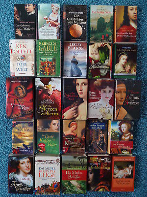 Bücherpaket 25 historische Romane Pearse Schweikert Gabaldon Serno Gablé Lorentz