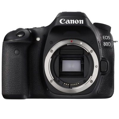Canon EOS 80D Gehäuse DSLR Kamera (Kit-Box) - Neu