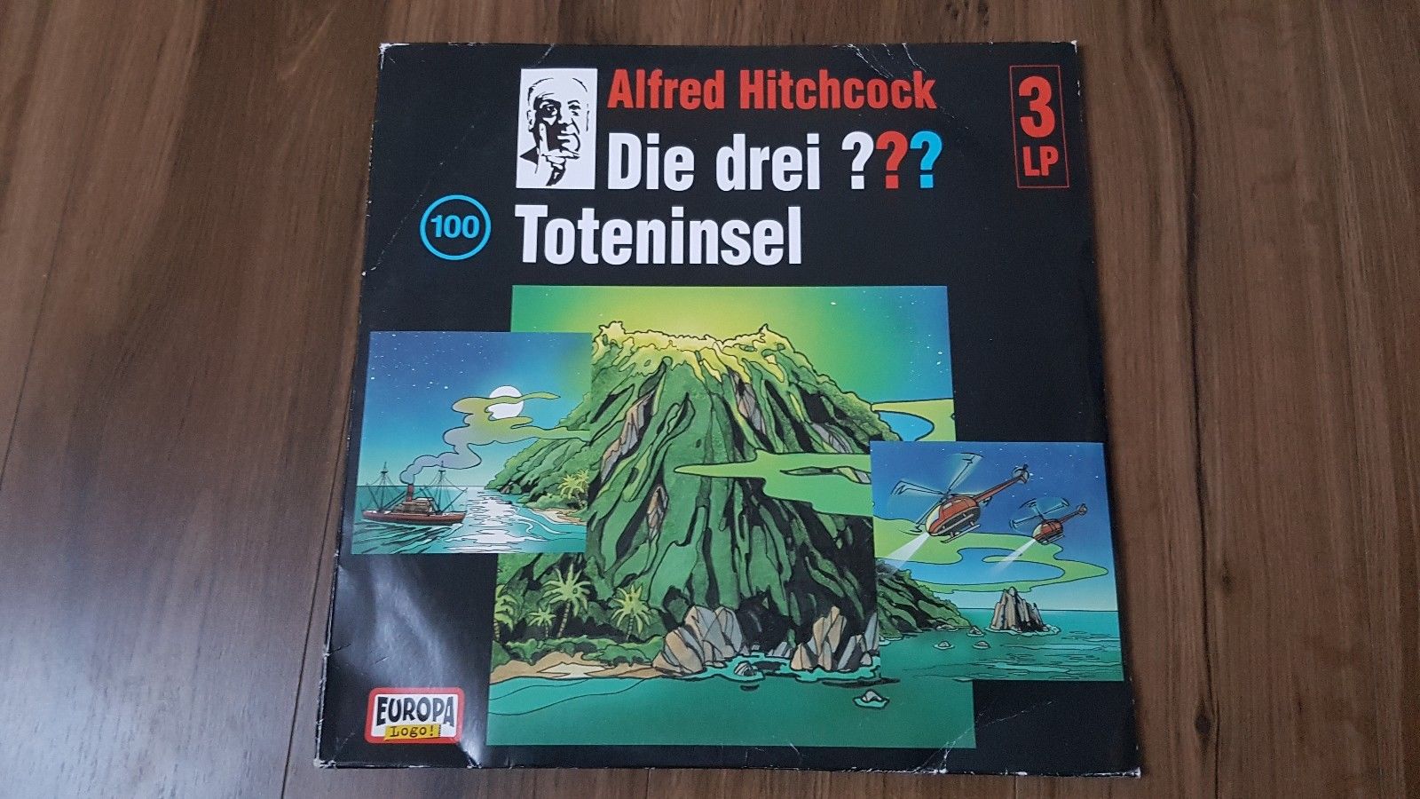 Die drei Fragezeichen ??? Folge 100 Toteninsel Picture Vinyl 3fach LP 