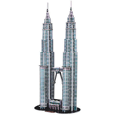 Playtastic Puzzle Bauwerke: 3D-Puzzle Petronas Towers