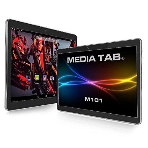 MediaTab Tablet-PC M101 Tab (WLAN 3G, GPS Navigation, 2 GB RAM) 10 Zoll 64GB (ohne Tastatur/Tasche) - Black