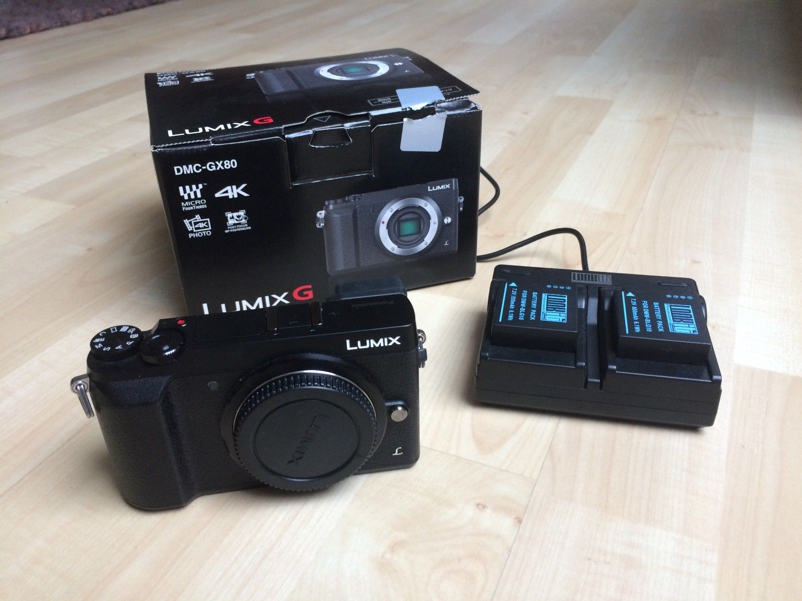 Panasonic LUMIX GX80 EG-K Digitalkamera Nur Body