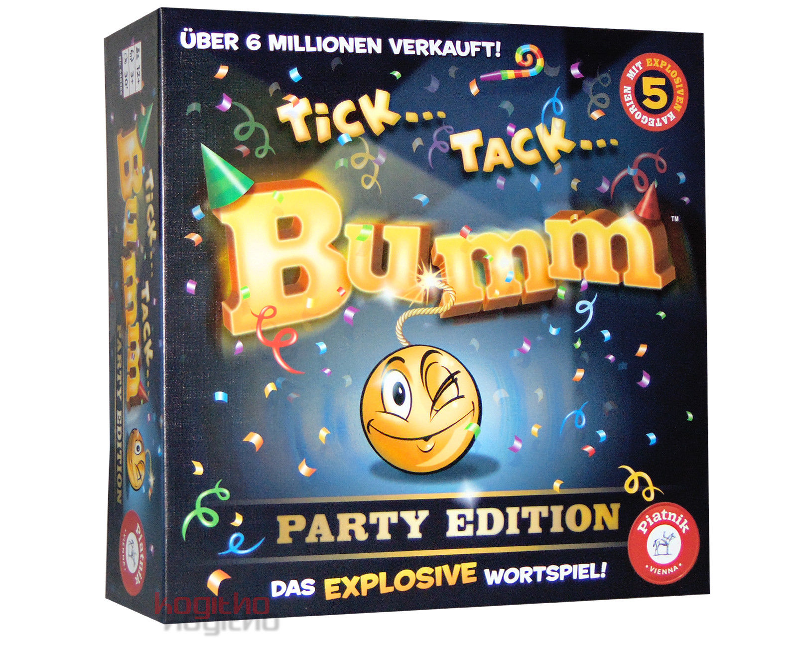Piatnik Tick Tack Bumm Party Edition Gesellschaftsspiel Wortspiel Bombe 648366