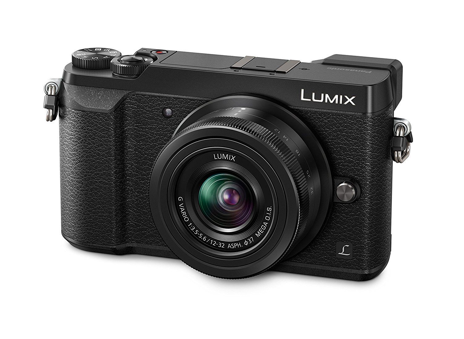 Panasonic LUMIX G DMC-GX80 Systemkamera schwarz mit Objektiv H-FS12032 12-32 mm