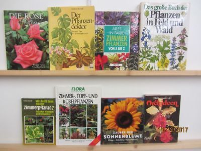 32 Bücher Bildbände Blumen Pflanzen Zimmerpflanzen Grünpflanzen Pflanzenpflege