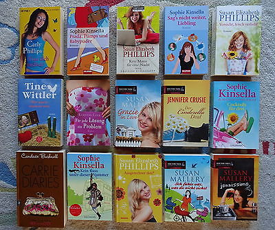 Bücherpaket 15 sexy Frauenromane: Mallery Kinsella Phillips Gier Bushnell Crusie