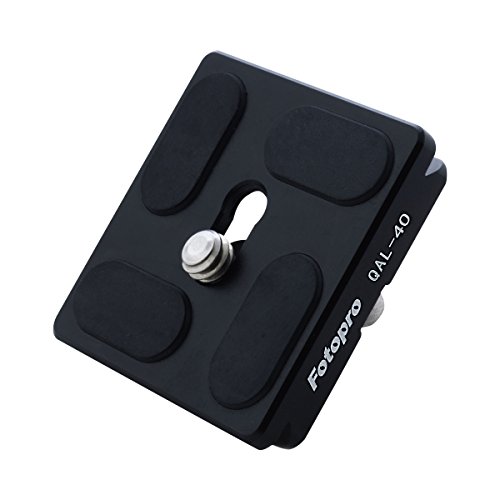 Rollei QAL-40 - professionelle Kamera-Schnellwechselplatte/Schnellverschlussplatte, Passend für alle Kameras mit 1/4