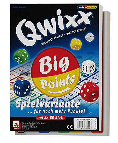 NSV - 4039 - QWIXX BIG POINTS Spielblöcke - Würfelspiel