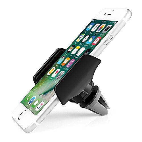Hootech® Universal KFZ Halterung Auto Handyhalterung mit 360 Grad Autohalterung für Alle Handys lüftung Silber für iPhone 8/7/6S/6/5S/5/SE, Samsung Galaxy Note 8 /S8 / S8 Plus / S7 / S6, Huawei, Nexus