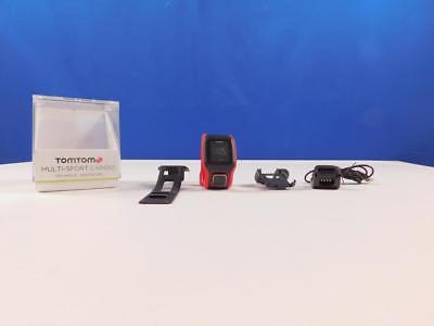 TomTom GPS Sportuhr Multisport Cardio, Red/Black, One size