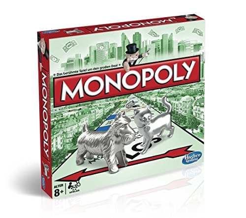 Hasbro Monopoly C1009100 - Monopoly Classic, Familienspiel