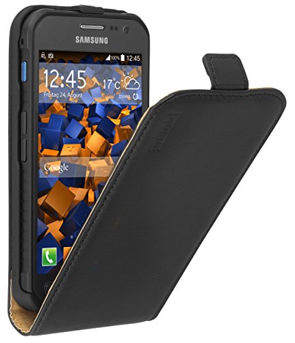 mumbi PREMIUM Leder Flip Case Samsung Galaxy Xcover 3 Tasche