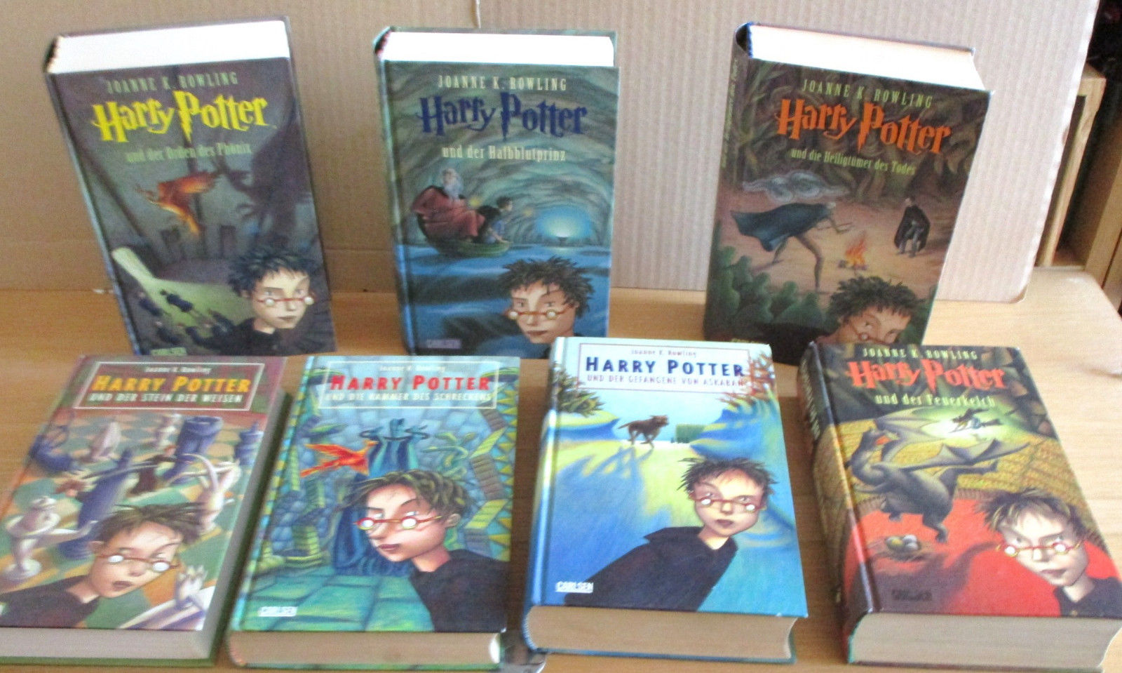 Harry Potter Bücher Sammlung komplett - Bände 1 - 7 ( Carlsen) gebunden