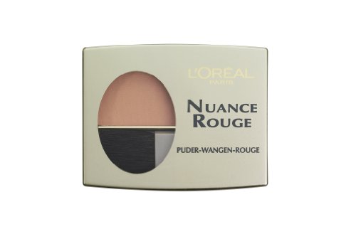 L'Oréal Paris Nuance Rouge, 110 Pfirsich / Wangenrouge für natürlich-mattes Make-Up-Finish, für jeden Hauttyp / 1 x 6g