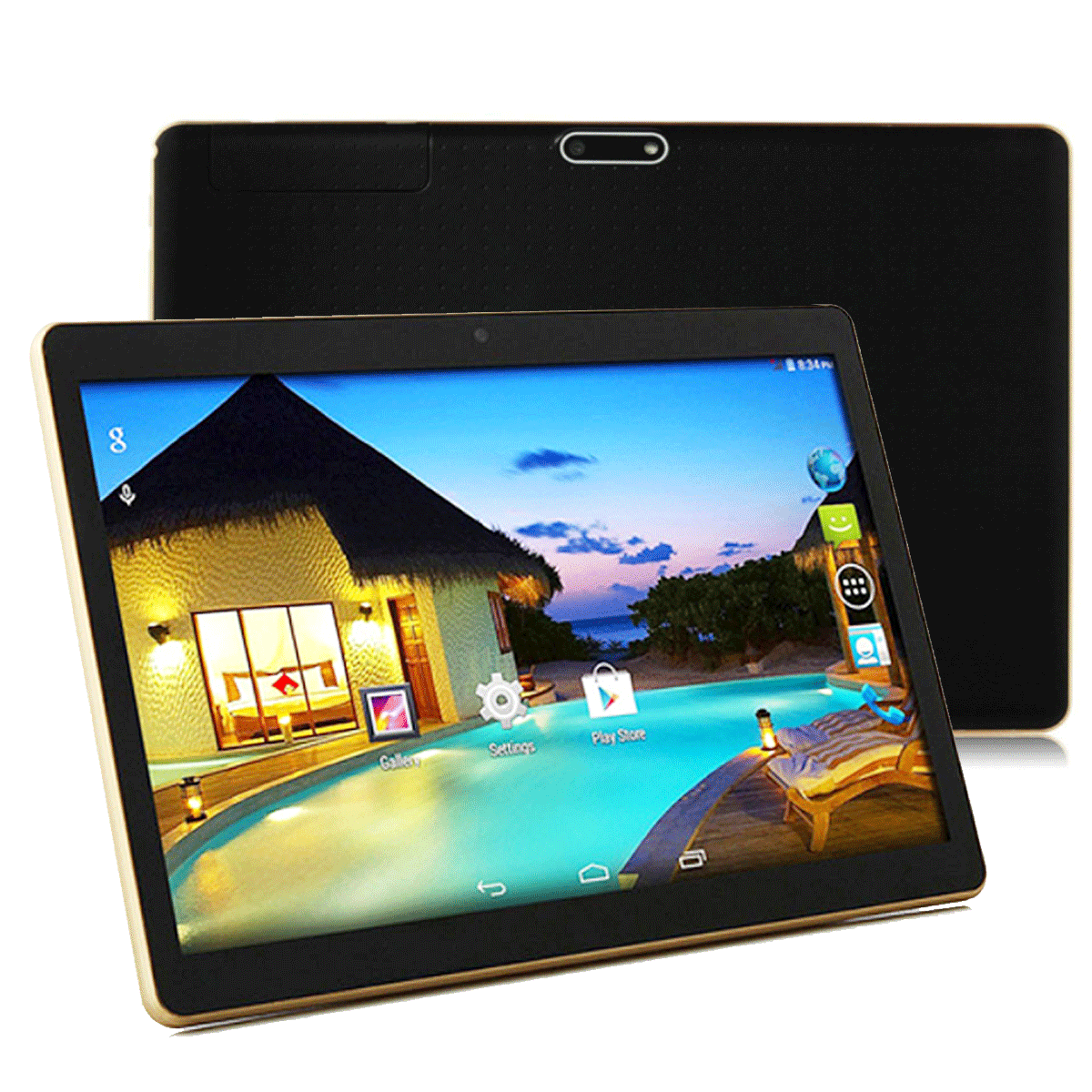 10.1'' Tablet PC Android 6.0 Octa Core 64GB+4GB HD WIFI 2SIM Phablet Dual Kamera