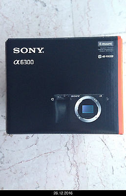 Sony Alpha 6300 A6300 ILCE-6300 schwarz Gehäuse Body 