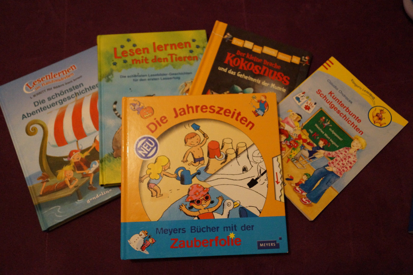 Bücherpaket konvolut Kinderbücher Lesen Lernen,Drache Kokosnuss,Die Jahreszeiten
