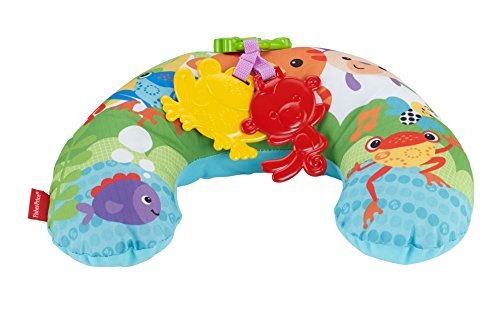 Mattel Fisher-Price CDR52 Rainforest Spielkissen zum bequemen Spielen in der Bauchlage