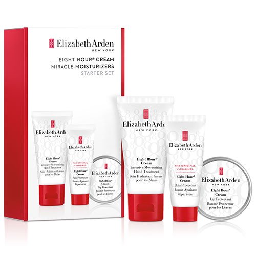 Elizabeth Arden Eight Cream Miracle Moisturizers Starter Set (Hand Treatment 30 ml, Original Cream 15 ml und Lip Tin 14.6 ml)