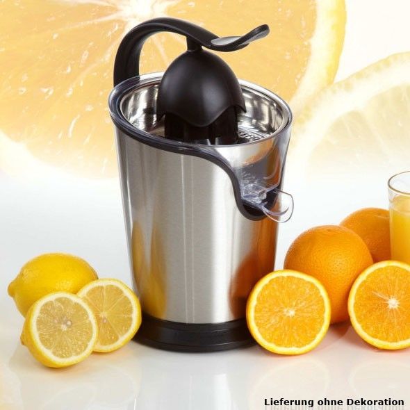 Frühstück Zitronen Presse Zitruspresse 85 Watt Edelstahl Obstpresse Orangensaft