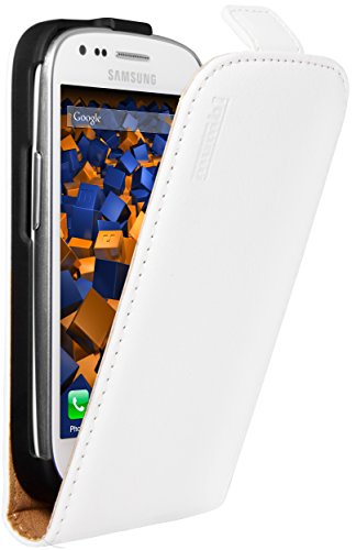 mumbi PREMIUM Leder Flip Case für Samsung Galaxy S3 mini Tasche