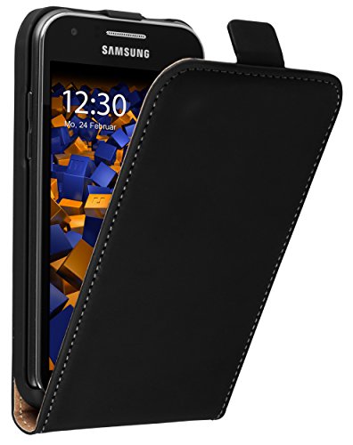 mumbi PREMIUM Leder Flip Case für Samsung Galaxy J1 Tasche (nicht für das Galaxy J1 2016)
